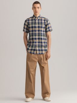GANT - Men Multi-color Checks Regular Shirt