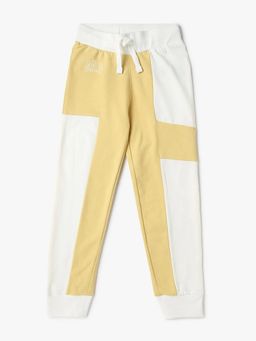 GAP - Yellow Girl's Colour-Block Relaxed Fit Mid-Rise Joggers