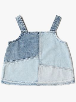 GAP - Blue Girl's Patch Cami Cut-And-Sew Top