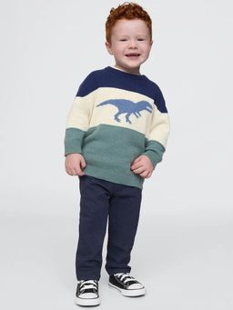 GAP - Navy Blue Boy's Regular Fit Mid-Rise Chinos