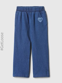 GAP - Blue Girl's Relaxed Fit Mid-Rise Pant