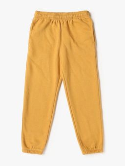GAP - Yellow Boy's Solid Mid Rise Joggers