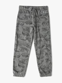 GAP - Grey Boy's Conversational Print Relaxed Fit Joggers