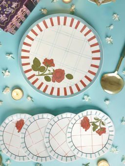 The Wishing Chair - Tea Garden Handpainted Ceramic Round Platter