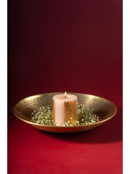 SG Home - Glow Golden Hammered Serving Bowl