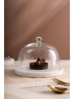 SG Home - Marble Flat Cake Stand