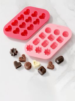 Zoku - Set 2 Chocolate Heart & Gem Mold (Pack of 2)
