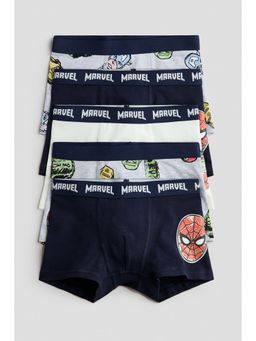 H&M - Boys Multi-Color 5-Pack Trunks