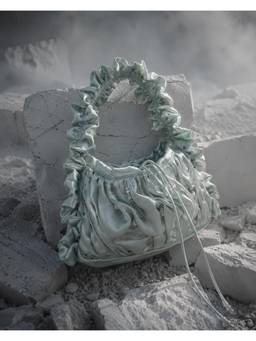 AYE VI - Green Icy Matcha Sculpted Arm Handbag