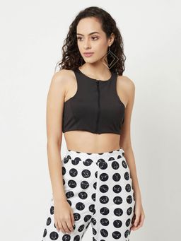 CRIMSOUNE CLUB - Nikhil Thampi for Women Crop Fitted Top