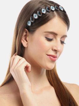 Blueberry - Evil Eye Embroidery Hair Band