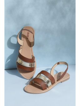 Biba - Plain Metallic Sandals