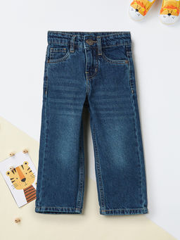 max - Boys Stonewashed Loose Fit Jeans