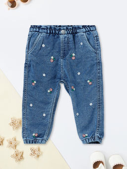 max - Girls Embroidered Jeans
