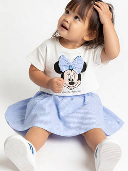max - Girls Minnie Mouse T-Shirt And Skirt