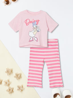 max - Girls Daisy Duck T-Shirt And Pant