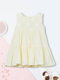 max - Girls Crochet Sleeveless Dress