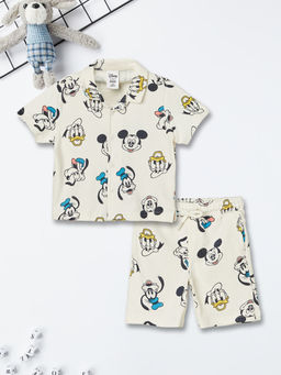 max - Boys Disney Printed Shirt And Shorts