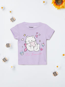 max - Girls Printed T-Shirt