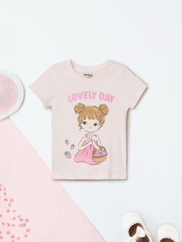 max - Girls Printed T-Shirt