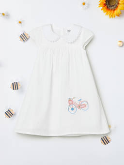 max - Girls Seersucker A-Line Dress