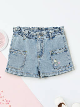 max - Girls Washed Denim Shorts