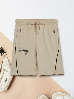 max - Boys Typography Printed Shorts