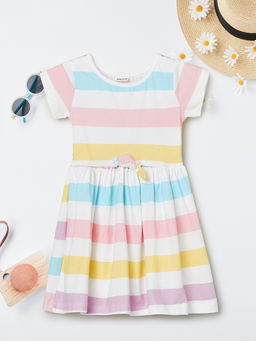 max - Girls Striped Dress