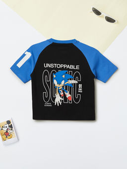 max - Boys Sonic Printed T-Shirt