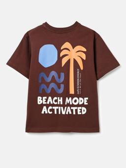 United Colors of Benetton - Relaxed Fit Round Neck Printed T-shirt