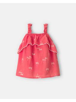 Carter's - Girls Crew Neck Woven Top
