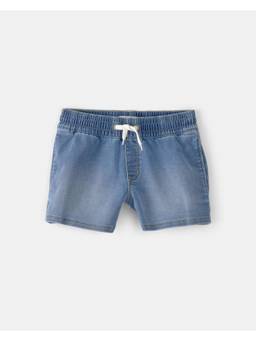 Oshkosh B'gosh - Denim Drawstring Pull-On Shorts - Medium Wash
