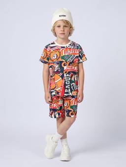 Jack & Jones Junior - Boys Printed Cotton T-shirt