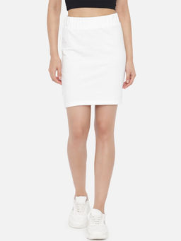 Trend Arrest - White Pencil Skirt