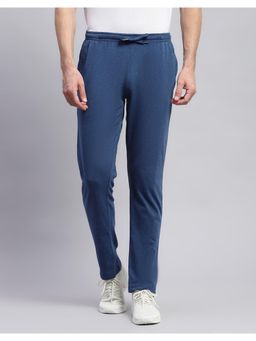 Monte Carlo - Mens Blue Solid Track Pant