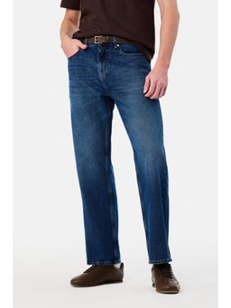 Snitch - Blue Denim Straight Casual Jeans for Men
