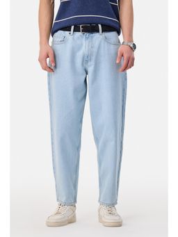 Snitch - Light Blue Denim Relaxed Casual Jeans for Men