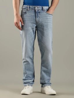Tommy Hilfiger - Light-Wash Slim Fit Mid Rise Jeans
