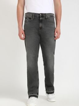 Tommy Hilfiger - Mid-Wash Regular Fit Mid Rise Jeans