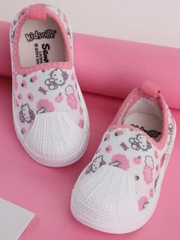 Kidsville - Kids Girls Hello Kitty Printed Pink Shoes