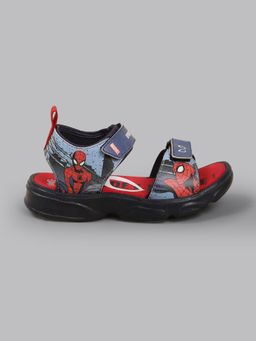 Kidsville - Kids Boys Spiderman Printed Blue Sandals