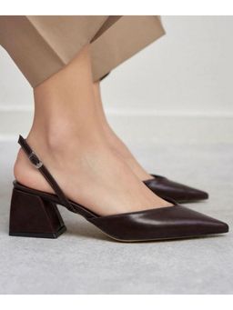 Street Style Store - Women Pointed Toe Block Heels Sandals