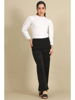Elleven - Black Textured Pant