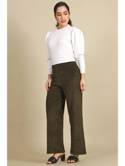 Elleven - Green Textured Pant