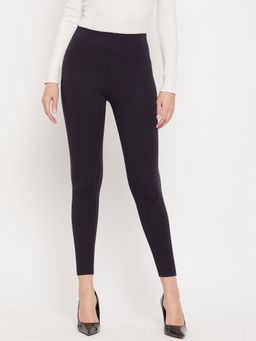 Madame - Solid Navy Blue Jeggings