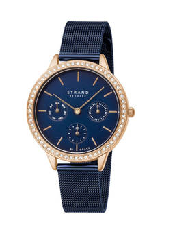 Strand by Obaku - Lynn Blue Dial Multifunction Watch For Women (S704LMVLML)
