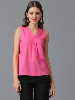 KOTTY - Womens Solid Sleeveless Top