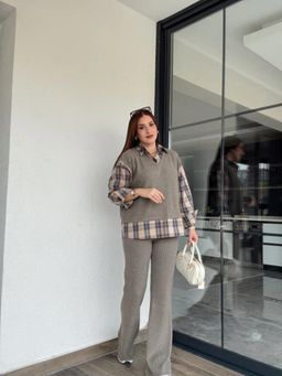 Trenbee - Astana Co-Ord Set - Beige