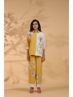 STIL-O-STITCH - Mustard Colour Co-Ord Set