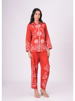 STIL-O-STITCH - Orange Colour Co-Ord Set